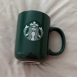 Starbucks Dark Green Ceramic Mug